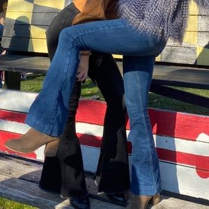 Blue Flare Top Shop Jeans.